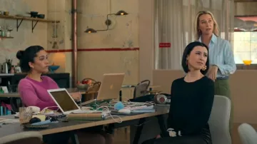 Marcs Women New Romantics Plaid Knit worn by Jeet (Olivia Junkeer) as seen in Strife (S02E04)