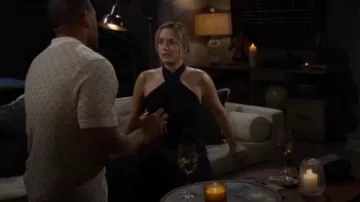 A.L.C. Fiona Dress worn by Hope Logan ( Annika Noelle) as seen in The Bold and the Beautiful on May 20, 2025