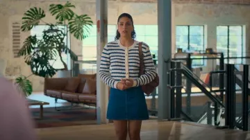 Scotch & Soda Textured Cardigan worn by Jeet (Olivia Junkeer) as seen in Strife (S02E05)