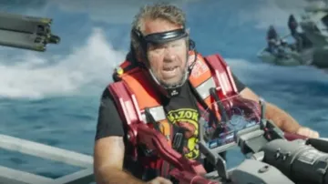 Takazoku Hawks T-Shirt worn by Mick Scoresby (Brendan Cowell) in Avatar: The Way of Water