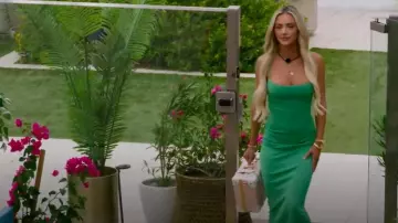 Zara Open Back Strappy Dress worn by Jacie Allain as seen in Sneaky Links: Dating After Dark (S01E10)