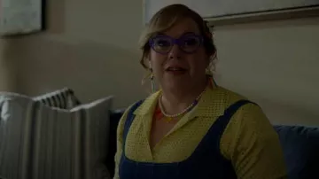 Nocturne Rhinestone Embroidered Knitwear Top worn by Penelope Garcia (Kirsten Vangsness) as seen in Criminal Minds (S18E03)