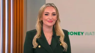 Veronica Beard Miller Blazer worn by Kelly O'Grady as seen in CBS Mornings on May 28, 2025