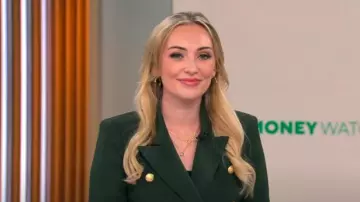 Veronica Beard Miller Blazer worn by Kelly O'Grady as seen in CBS Mornings on May 28, 2025