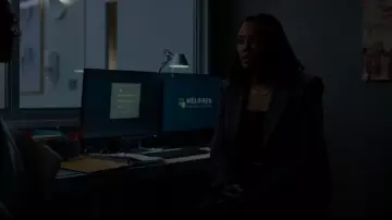 Smythe Duchess Blazer worn by Dr. Tara Lewis (Aisha Tyler) as seen in Criminal Minds (S18E04)