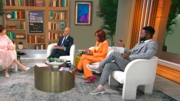 Fille préférée La veste Phoebe portée par Gayle King telle qu’on la voit dans CBS Mornings le 27 mai 2025
