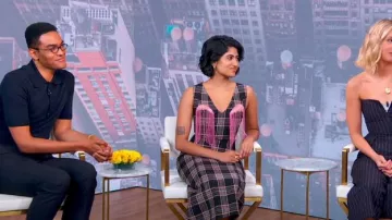 Melke 2025 Fall Winter Collection worn by Amita Rao as seen in Good Morning America on May 27, 2025