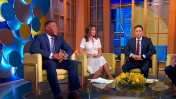 Sezane Adele Dress worn by Rebecca Jarvis as seen in Good Morning America on May 26, 2025