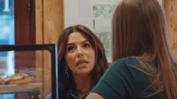 Baublebar Drop Earrings worn by Eva Longoria as seen in Eva Longoria: Searching for Spain (S01E03)