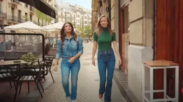 Nili Lotan Travis Shirt worn by Eva Longoria as seen in Eva Longoria: Searching for Spain (S01E04)