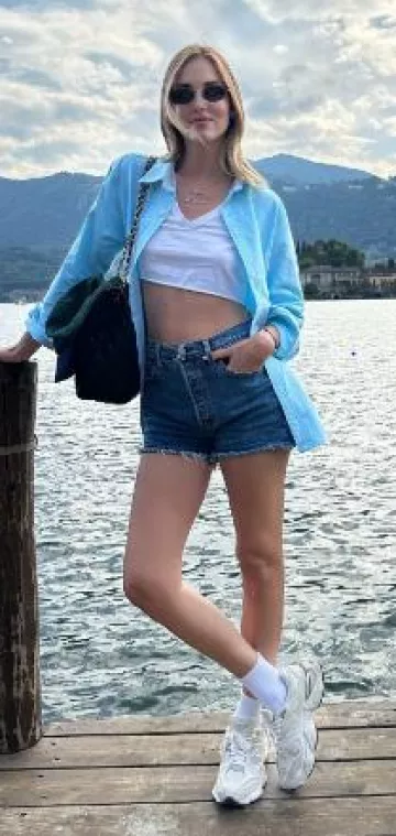 Chanel 2024 Xl Flap Bag worn by Chiara Ferragni on her  Instagram Story on May 25, 2025