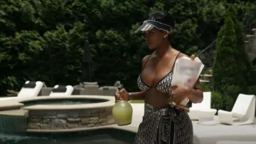 Dior Oblique Visor worn by Shamea Morton Mwangi as seen in The Real Housewives of Atlanta (S16E12)