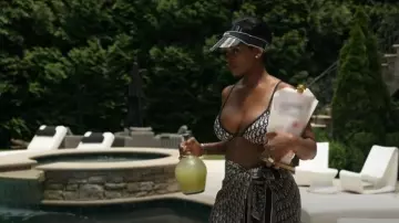 Dior Oblique Visor worn by Shamea Morton Mwangi as seen in The Real Housewives of Atlanta (S16E12)