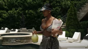 Christian Dior Printed Bikini worn by Shamea Morton Mwangi as seen in The Real Housewives of Atlanta (S16E12)