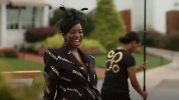 Gucci x Balenciaga Striped Blazer worn by Shamea Morton as seen in The Real Housewives of Atlanta (S16E12)