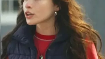 Motorheads 2025 Melissa Collazo Puffer Vest worn by Caitlyn (Melissa Collazo) in Motorheads (S01)