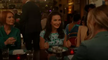 Marni Reverie Poplin Midi Dress worn by Charlotte York (Kristin Davis) as seen in And Just Like That… (S03E01)