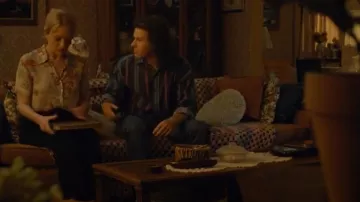 Vintage Romantic Floral Button top worn by Mary Critch (Claire Rankin) as seen in Son of a Critch (S04E07)