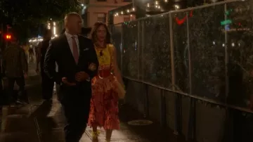 La DoubleJ Column Dress In Jacquard Multicolor worn by Lisa Todd Wexley (Nicole Ari Parker) as seen in And Just Like That… (S03E01)