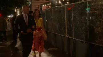 Donna Karan Red Leather w/ Goldtone Buckle worn by Lisa Todd Wexley (Nicole Ari Parker) as seen in And Just Like That… (S03E01)