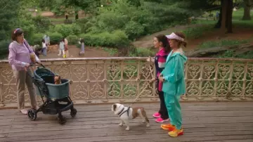 Hoka One One Mach 6 Orange Red Running Shoes worn by Lisa Todd Wexley (Nicole Ari Parker) as seen in And Just Like That… (S03E01)