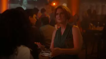 Weekend Max Mara Nettare Surplice Wide Leg Jumpsuit worn by Miranda Hobbes (Cynthia Nixon) as seen in And Just Like That… (S03E01)