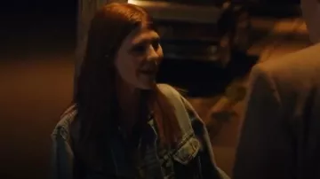 Lee Trucker Jacket worn by Fox (Sophia Powers) as seen in Son of a Critch (S04E08)