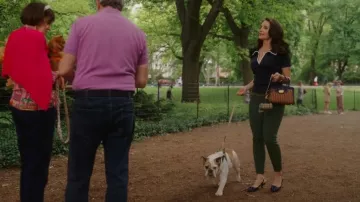 Burberry Vintage Check Cotton Barrel Bag Charm worn by Charlotte York (Kristin Davis) as seen in And Just Like That… (S03E01)
