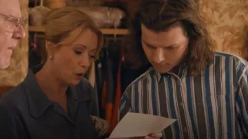 Lands' End Blue And Green Shirt worn by Mike Critch Jr. (Colton Gobbo) as seen in Son of a Critch (S04E09)