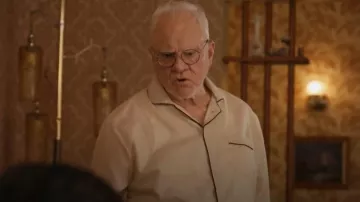 Ten West Apparel Pajama Set worn by Patrick 'Pop' Critch (Malcolm McDowell) as seen in Son of a Critch