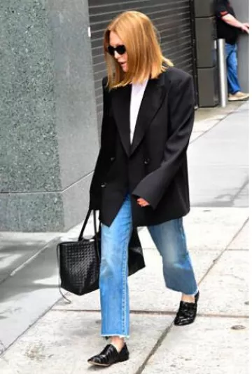 Bottega Veneta Slipper worn by  Julianne Moore at Abc Studio on May 28, 2025