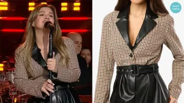Blazer Romper of Kelly Clarkson in The Kelly Clarkson Show