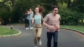 Superdry Cropped Baseball Baby T-Shirt worn by Tori Cooper (Isabel Gravitt) as seen in Your Friends & Neighbors (S01E08)