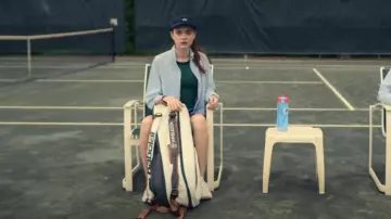Babolat White Wimbledon Tennis Bag worn by Tori Cooper (Isabel Gravitt) as seen in Your Friends & Neighbors (S01E08)