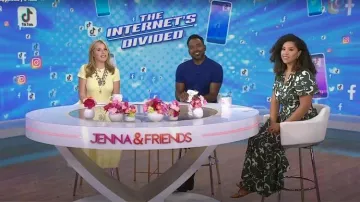 Kate Spade Gogo Taxi Flats worn by Arianna Davis as seen in Today on May 29, 2025