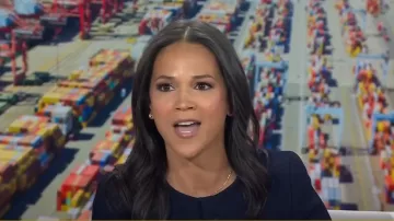 Scanlan Theodore Crepe Knit Ruffle Jacket worn by Laura Jarrett as seen in Today on May 29, 2025