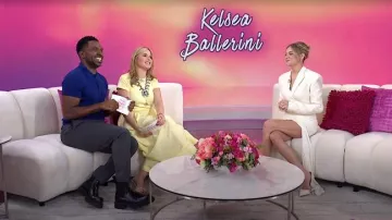 David Koma Draping Overlay Tailored Jacket Dress worn by Kelsea Ballerini as seen in Today on May 29, 2025