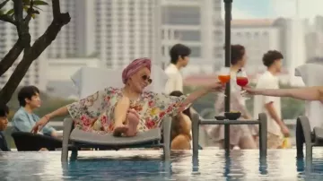 Camilla Raglan Floral Print Maxi Dress worn by Deborah Vance (Jean Smart) as seen in Hacks (S04E10)