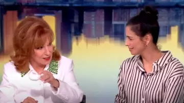 Veronica Beard Imogen Embellished Cropped Jacket worn by Joy Behar as seen in The View on May 29, 2025