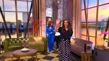 Carolina Herrera Polka-Dot Midi Trumpet Skirt worn by Alyssa Farah Griffin as seen in The View on  May 29, 2025