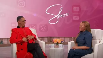 Retrofete Constance Coat worn by Kalen Allen as seen in Sherri on May 28, 2025