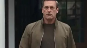 Your Friends and Neighbors Jon Hamm Brown Bomber Jacket