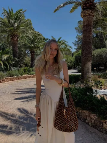 Bevza Anna Dress worn by Leonie Hanne on her Instagram Story on May 30, 2025