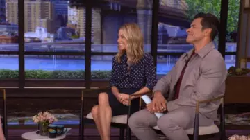 Roland Mouret Arreton Skirt worn by Kelly Ripa as seen in LIVE with Kelly and Mark on June 3, 2025