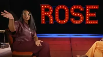 Lafayette 148 New York Veste en cuir court à manches courtes portée par Audra McDonald telle que vue dans CBS Mornings le 3 juin 2025