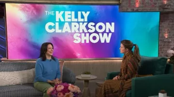 Vestido Noven de Ronny Kobo usado por Kelly Clarkson como se vio en The Kelly Clarkson Show el 27 de mayo de 2025