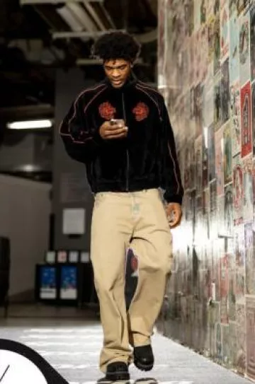 Bottes Louis Vuitton x Timberland Black Toe Logo portées par Scoot Henderson sur le compte Instagram @trailblazers