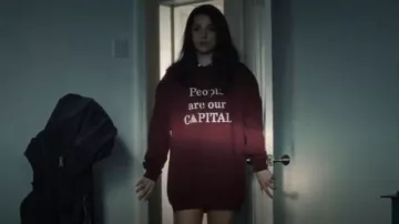 HBO Shop Industry People are our Capital Hoodie worn by Yasmin Kara-Hanani (Marisa Abela) as seen in Industry (S03E05)