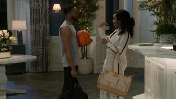 Athleta Finish Line Jacket worn by Naomi Hamilton Hawthorne (Arielle Prepetit) as seen in Beyond the Gates (S01E61)