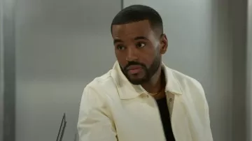 Zara Cropped Fit Cotton Jacket worn by Andre Richardson (Sean Freeman) as seen in Beyond the Gates (S01E65)